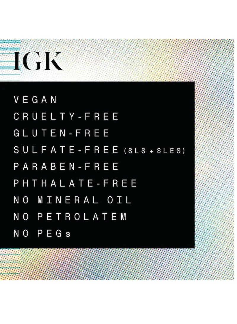 IGK Antisocial No-Rinse Overnight Dry Hair Treatment Mask Travel Size | Bond-Building Repairs, Smoothes and Softens Hair | Vegan + Cruelty-Free | 1.7 Oz (Pack of 2)