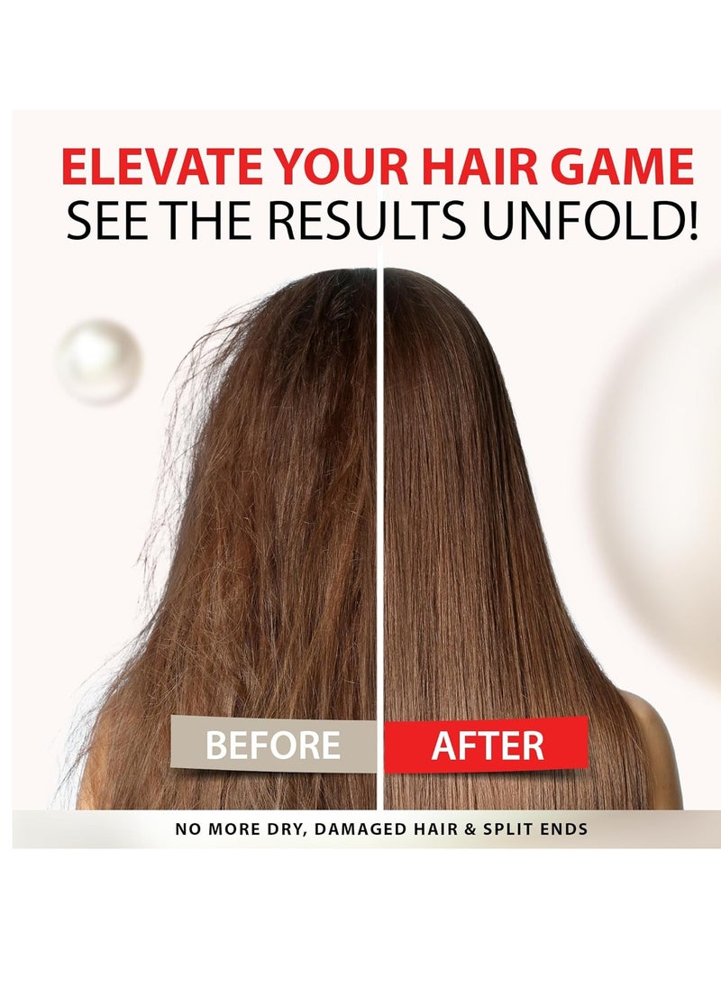 Professional Keratin Hair Mask - Made in USA - Nourishment Treatment for Hair Repair & Beauty - Biotin Collagen Coconut Oil & Pro-Vitamin B5 Protein Mask - Hair Vitamin Complex