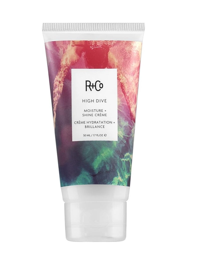 R+Co High Dive Moisture and Shine Crème | Deep Hydration + Softens + Eliminates Frizz | Vegan + Cruelty-Free |