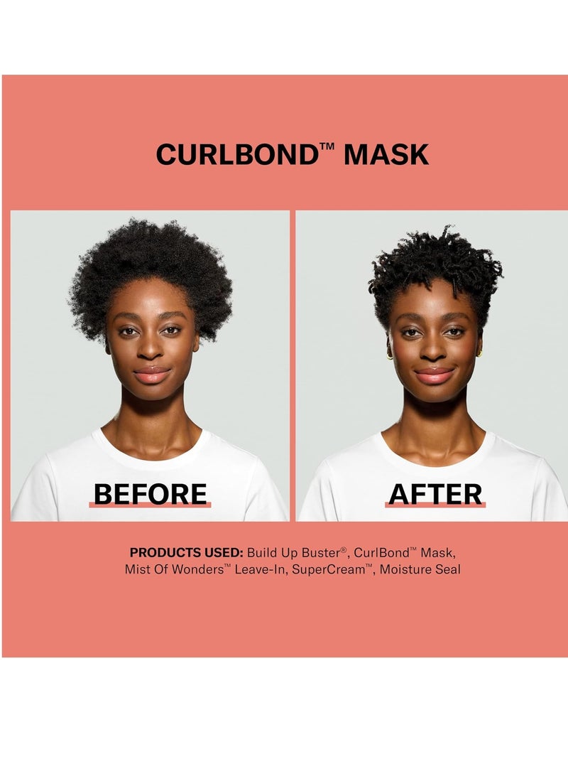 DevaCurl CurlBond Re-Coiling Treatment Mask | Helps Re-Link Broken Bonds | Improves Strength | Protects From Future Damage | All Curl Types