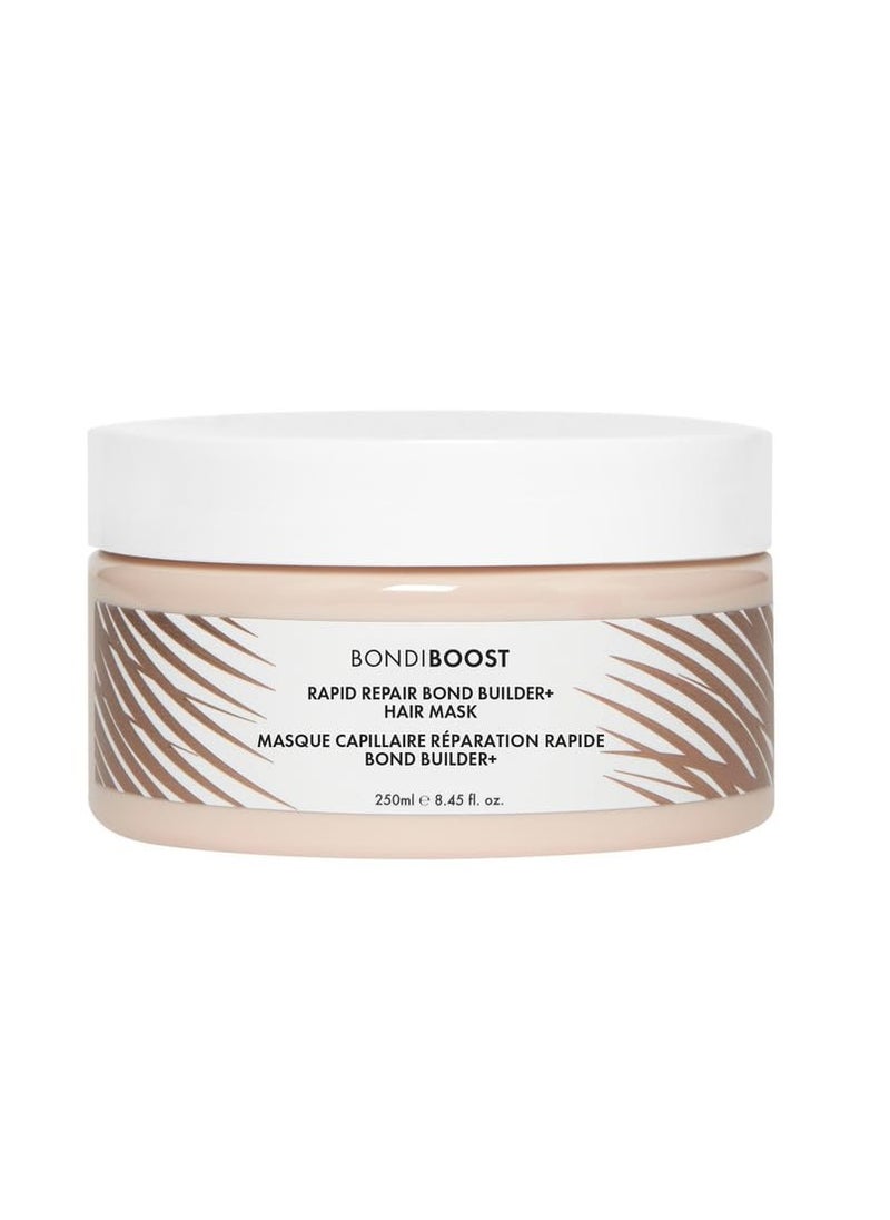 Rapid Repair Bond Builder + Hair Mask for Damaged Hair 8.45 Fl Oz - Deep Conditioning Treatment, Restores Strength & Shine