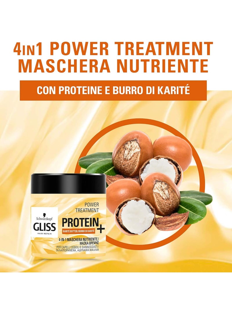Schwarzkopf Gliss 4-in-1 Mask mask with protein and shea butter 400ml