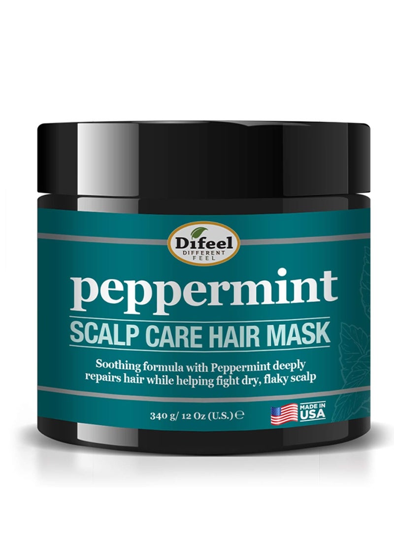 Difeel Peppermint Scalp Care Hair Mask 12 oz.