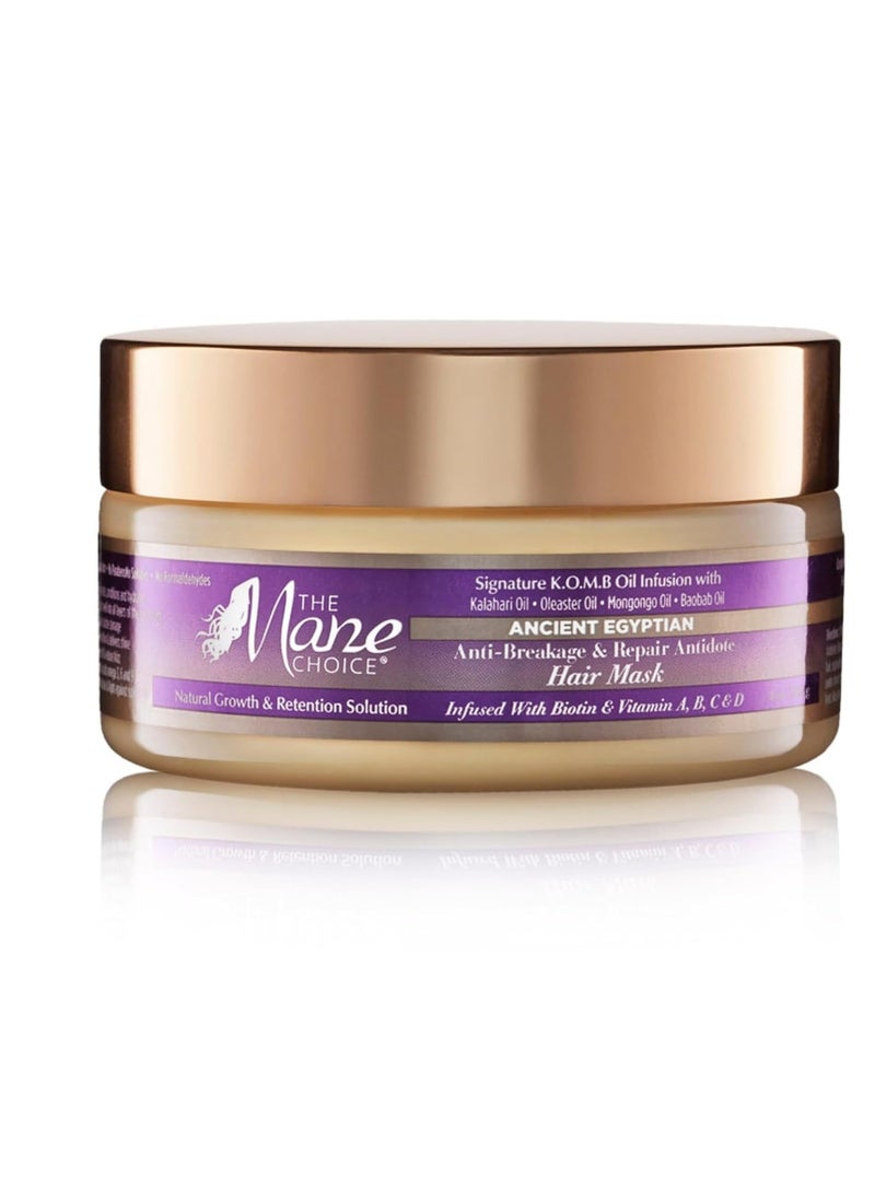 The Mane Choice Ancient Egyptian Anti-Breakage & Repair Antidote Hair Mask for Coily, Wavy & Curly Hair, 8 Ounce