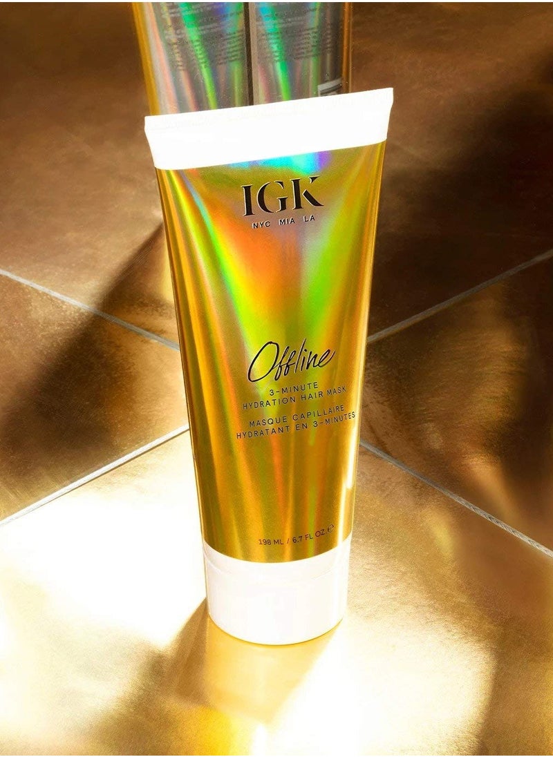 IGK Offline 3-Minute Hydration Hair Mask 198 ml / 6.7 oz