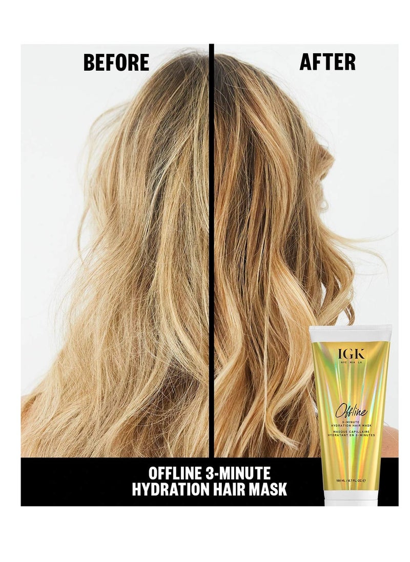 IGK Offline 3-Minute Hydration Hair Mask 198 ml / 6.7 oz