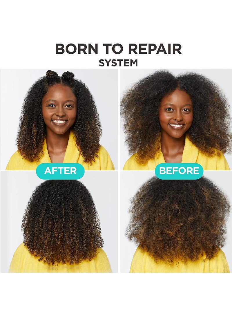Carol's Daughter Born To Repair 60-Second Moisture Hair Treatment, Hydrating, Detangling Hair Care for Curly Hair with Shea Butter, 6.8 Fl Oz