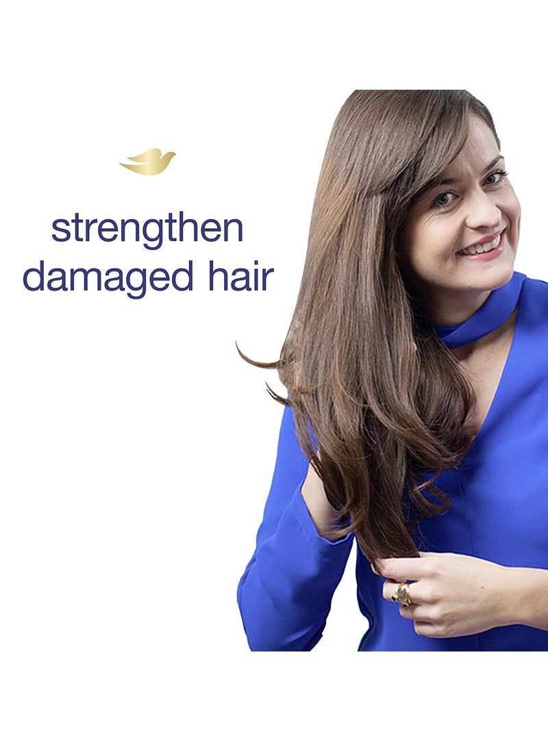 Dove Hair Mask - Strengthening Hair Mask for Damaged Hair and Hair Breakage, Minerals + White Clay, 4 oz, 4 Count