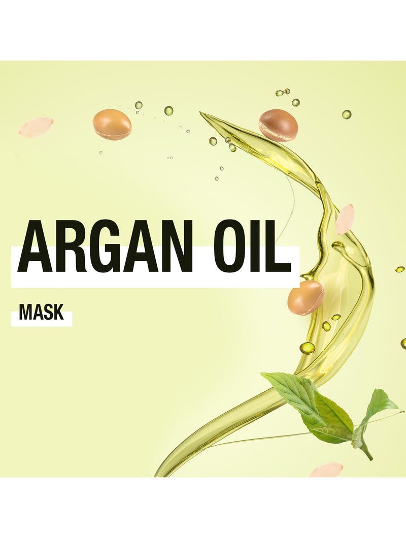 Inoar Argan Oil Hair Mask - Deep Conditioning, Moisturizing, Frizz Control for Curly Hair, Vegan, 8.05 Ounces/240 Milliliters