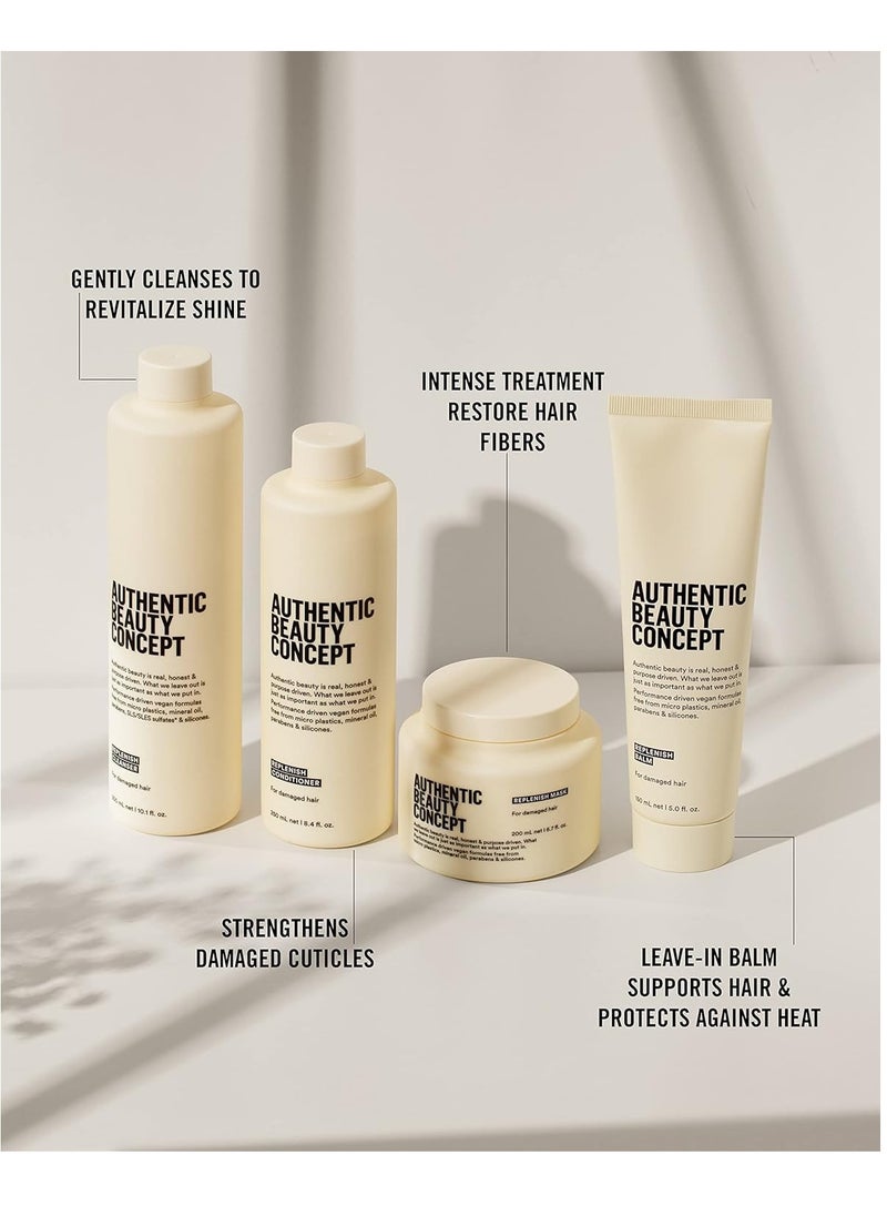 Authentic Beauty Concept Replenish Mask | Damaged Hair | Strengthens Hair Fiber | Vegan & Cruelty-free | Silicone-free