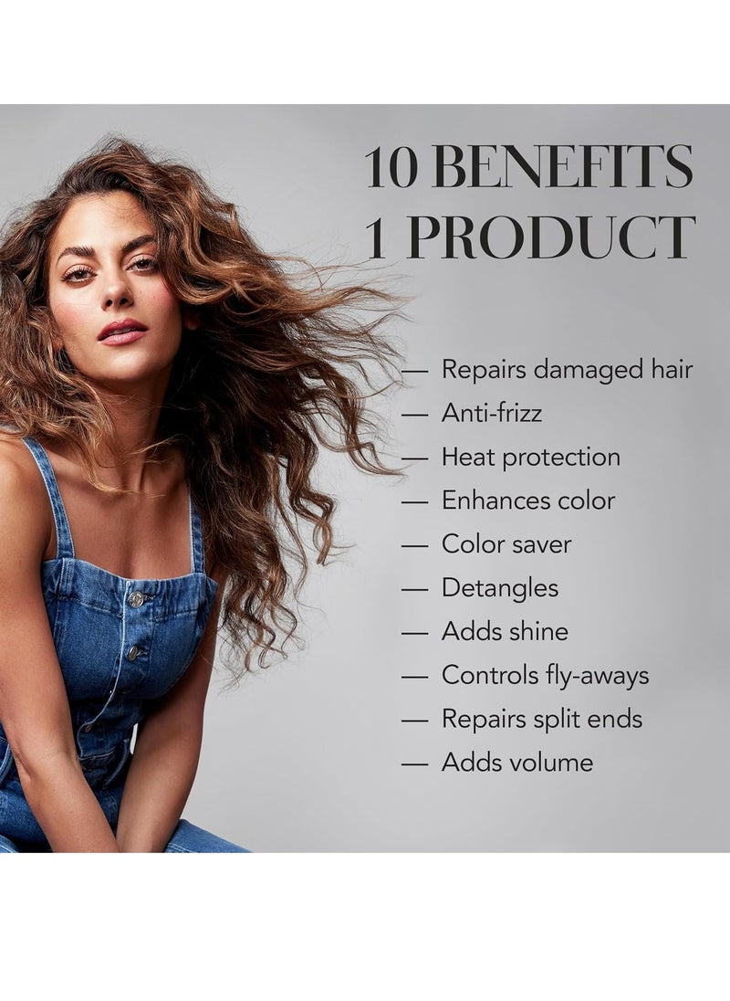 Saphira Leave On Hair Mask for All Hair Types - Detangles and Controls Frizz, Heat and Color Protectant, Sulfate-Free, Paraben-Free