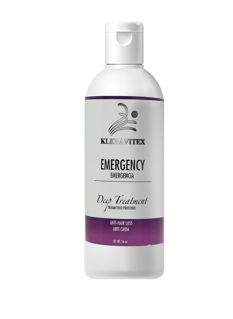 Emergencee Treatment For Hair - Polymedic Reconstructor - Perfect For Damaged and Colored Hair - Emergencia Capilar Tratamiento Reconstructor 16 oz.