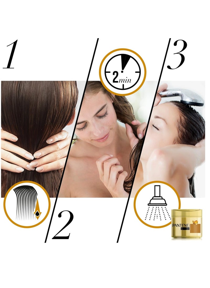 Pantene Pro-V Keratin Reconstruct Hair Mask for Dry, Damaged Hair - 300ml, Shine Care