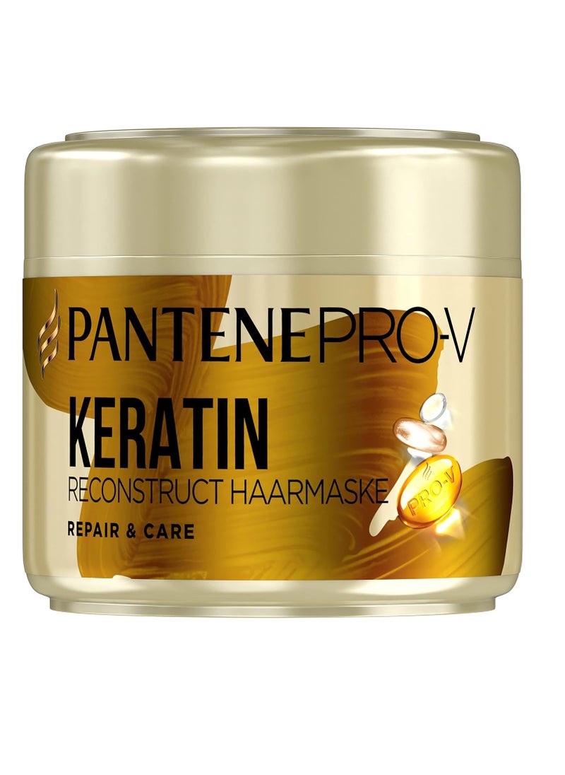 Pantene Pro-V Keratin Reconstruct Hair Mask for Dry, Damaged Hair - 300ml, Shine Care