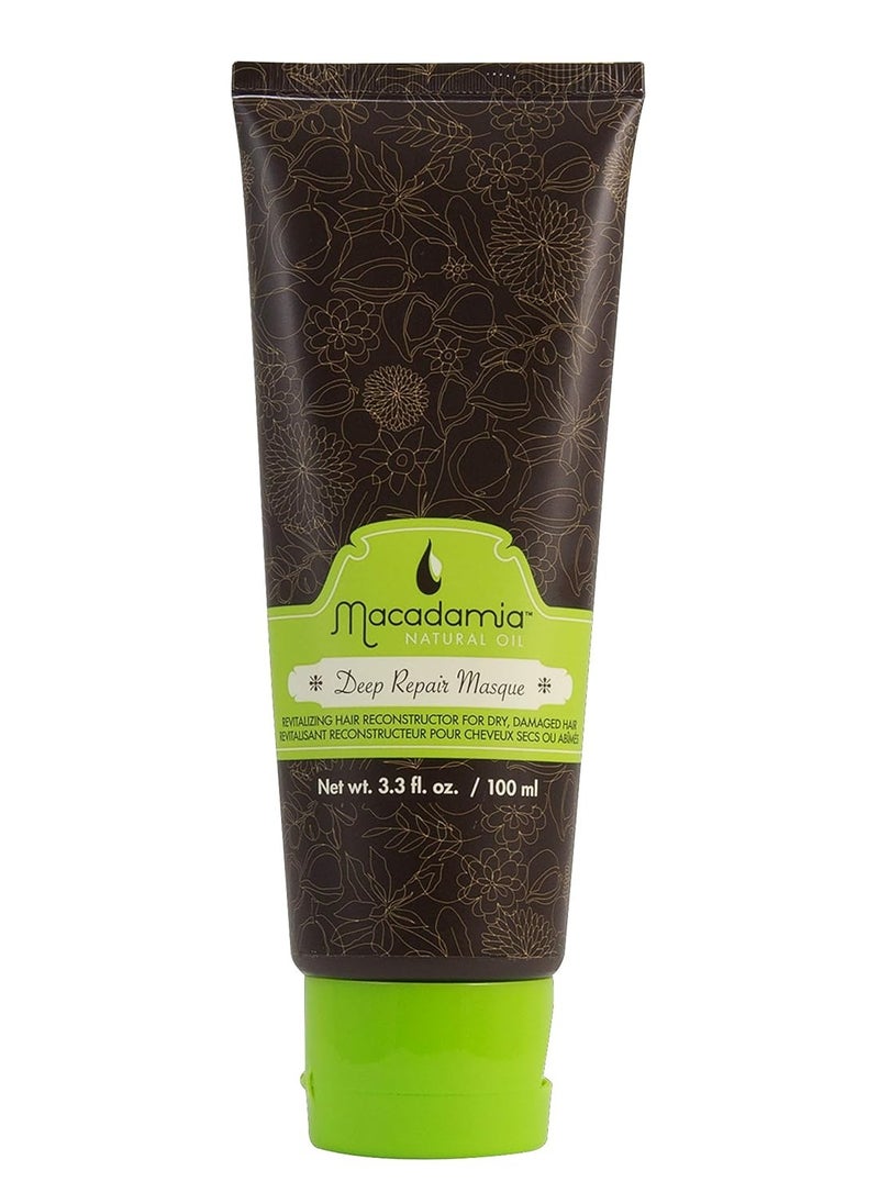 Macadamia Oil Natural Oil Deep Repair Masque for Unisex - 3.3 oz Masque