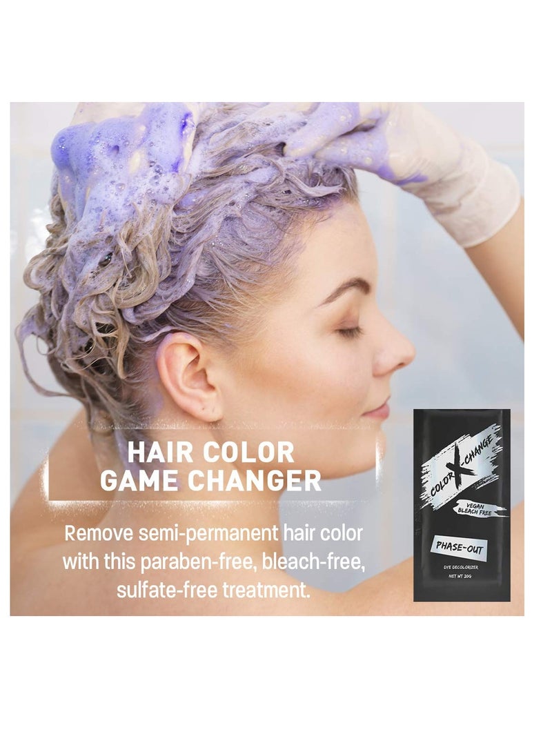 Color X-Change Phase-Out Gentle Dye Decolorizer + Intensive Hair Mask , 2 Count (Pack of 1)
