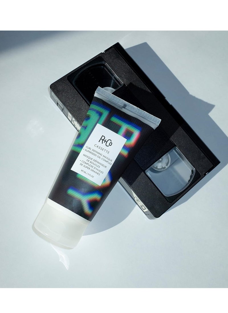 R+Co Cassette Curl Defining Masque | Defined Curls + Deep Hydration + Nourishing | Vegan + Cruelty-Free | 5 Oz