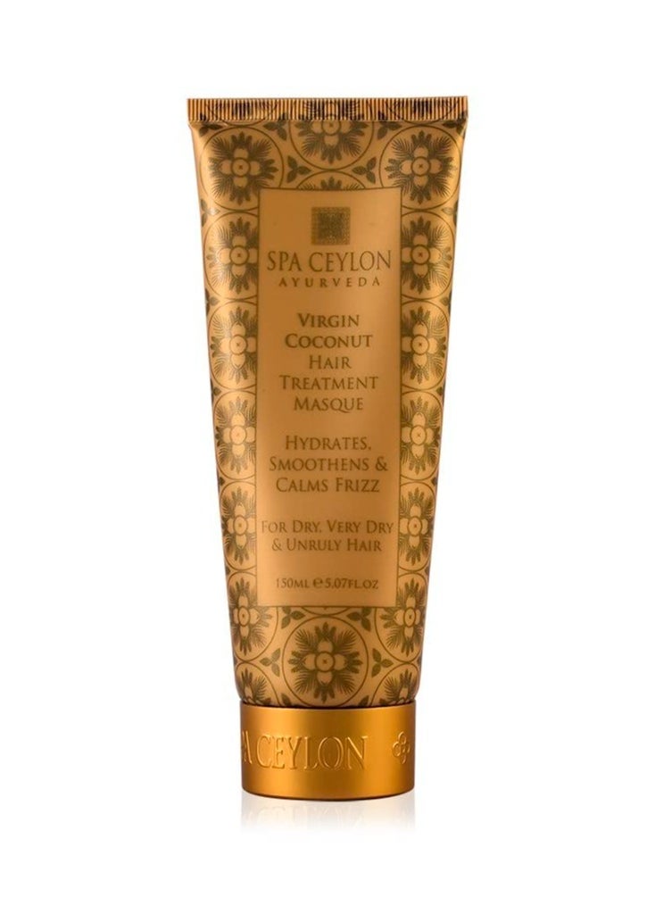 SPA CEYLON Virgin Coconut Hair Treatment Masque | Deep Conditioning | Hair Repair | 100% Vegan & Vegetarian | Best for Dry, Very Dry & Unruly Hair