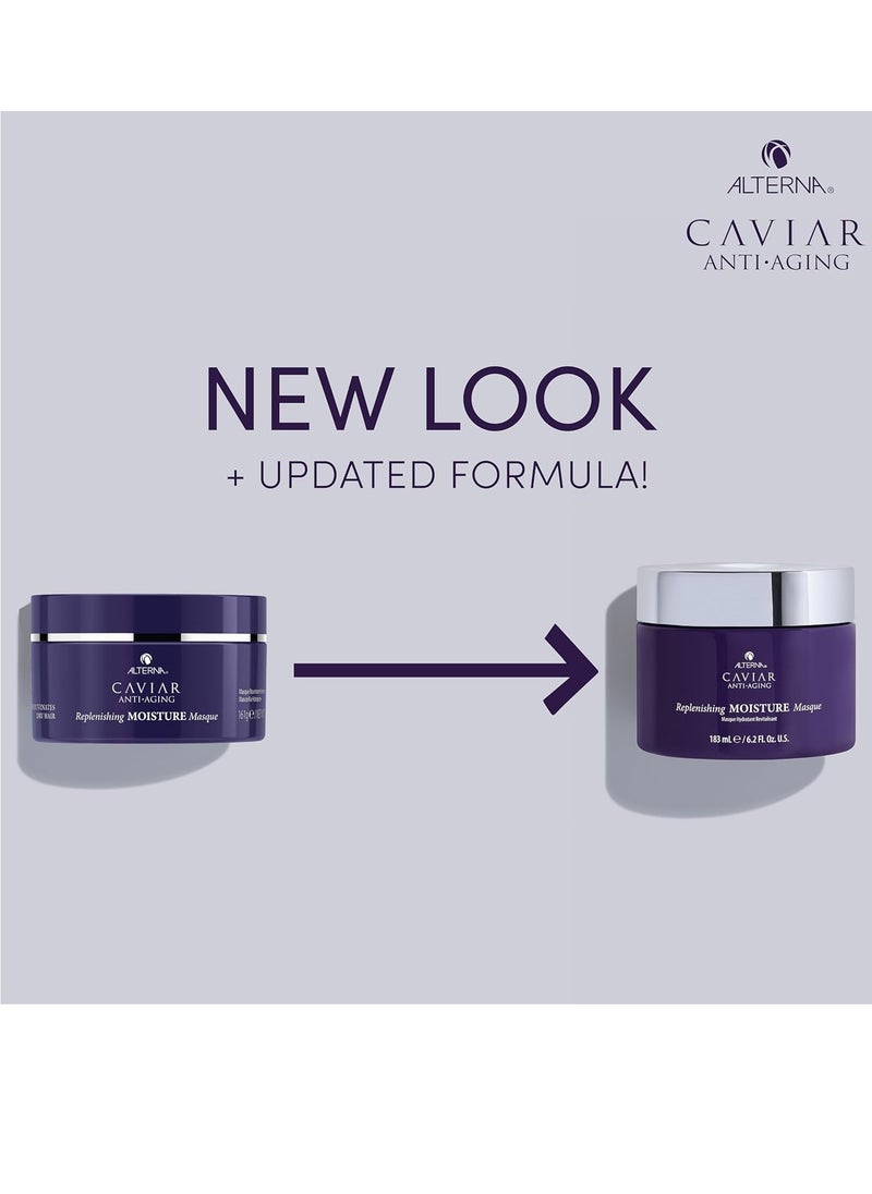 CAVIAR Anti-Aging Replenishing Moisture Hair Masque | Replenishes Dry, Coarse, Damaged Hair | Sulfate Free