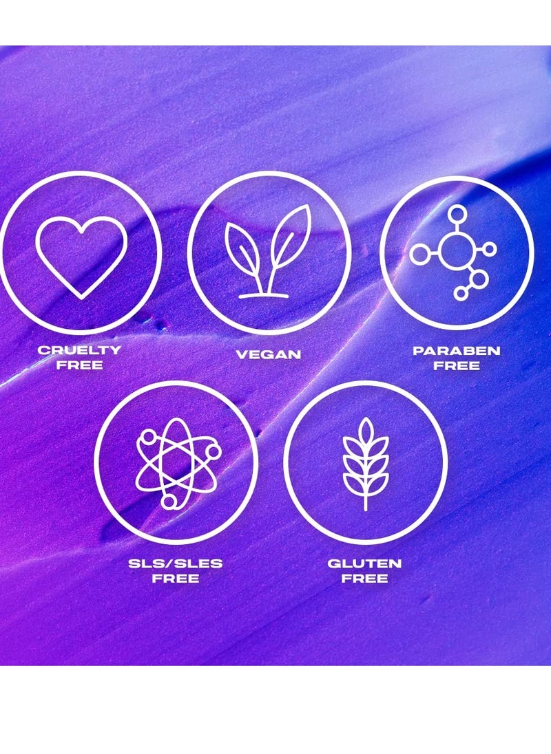XMONDO Hair Prismatic Glow Hydrating Mask - Vegan Formula with Argan and Baobab Oil + Pro-Vitamin B5 for Super Hydration and Deep Penetrating Moisture for Silky Smooth Glowing Hair, 6 Fl Oz 1-Pack