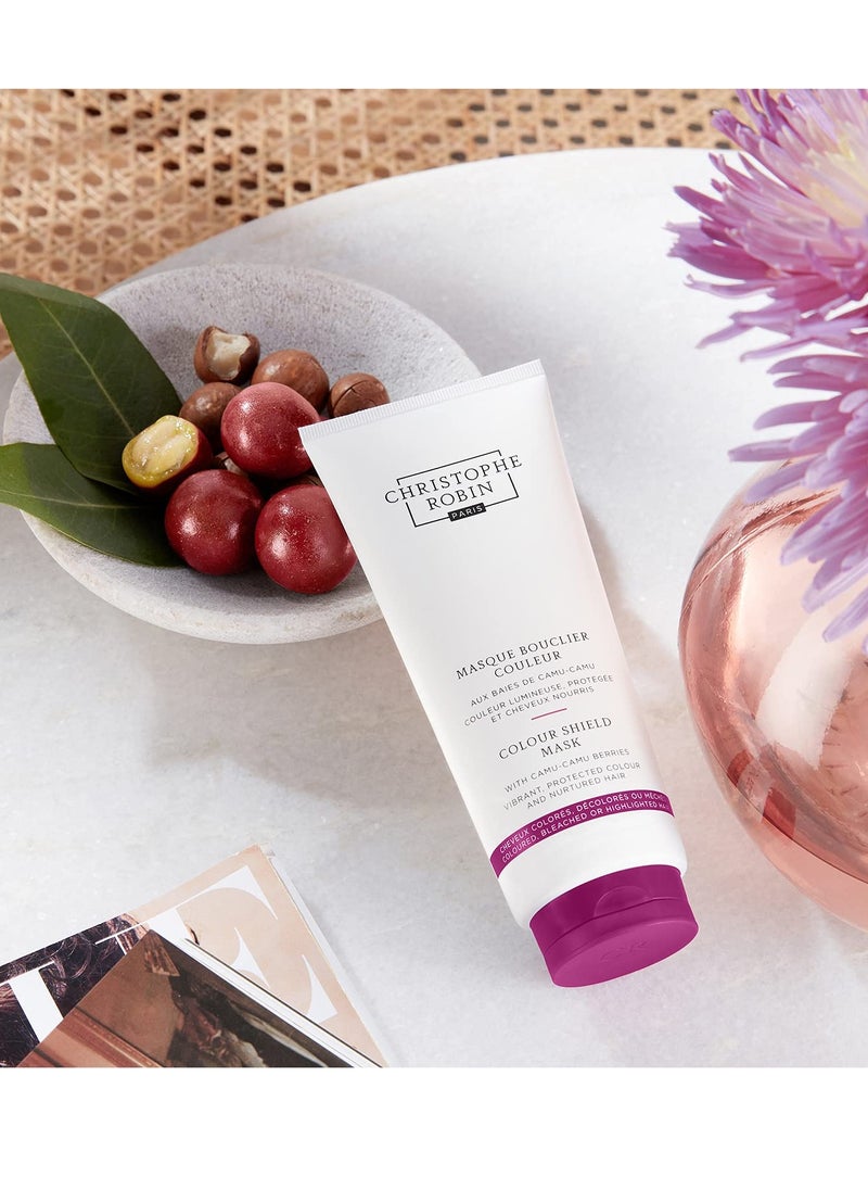 Christophe Robin Color Shield Mask With Camu Camu Berries for Color-Treated Hair - Conditioning, Anti-fade 6.7 fl. Oz