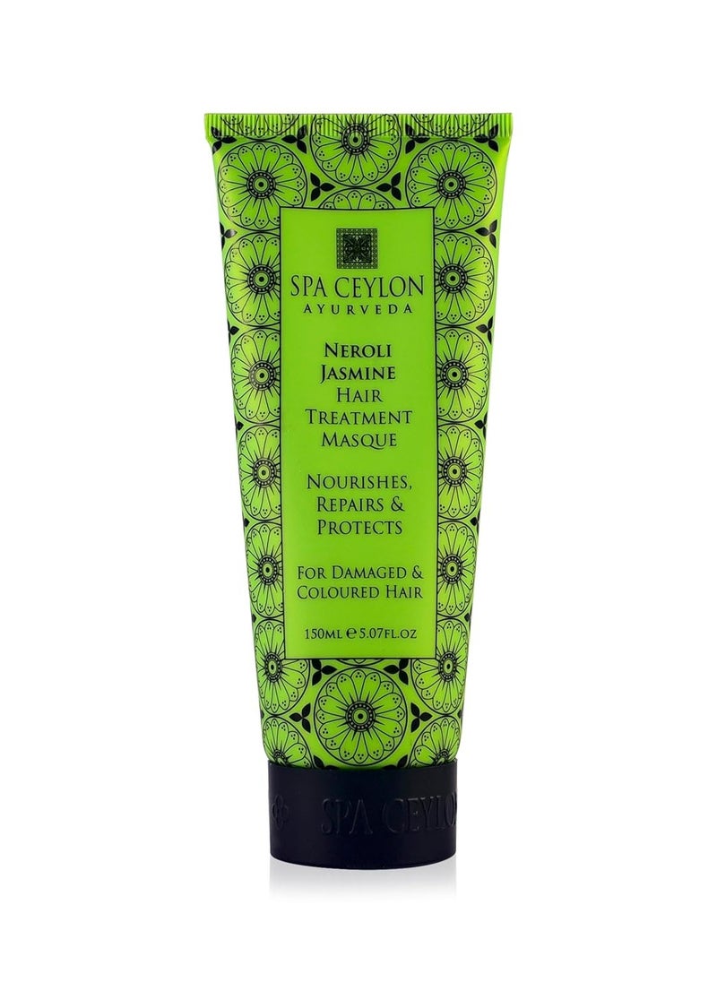 SPA CEYLON Neroli Jasmine Hair Treatment Masque | Deep Conditioning | Hair repair and Hydration | For damaged and colored Hair