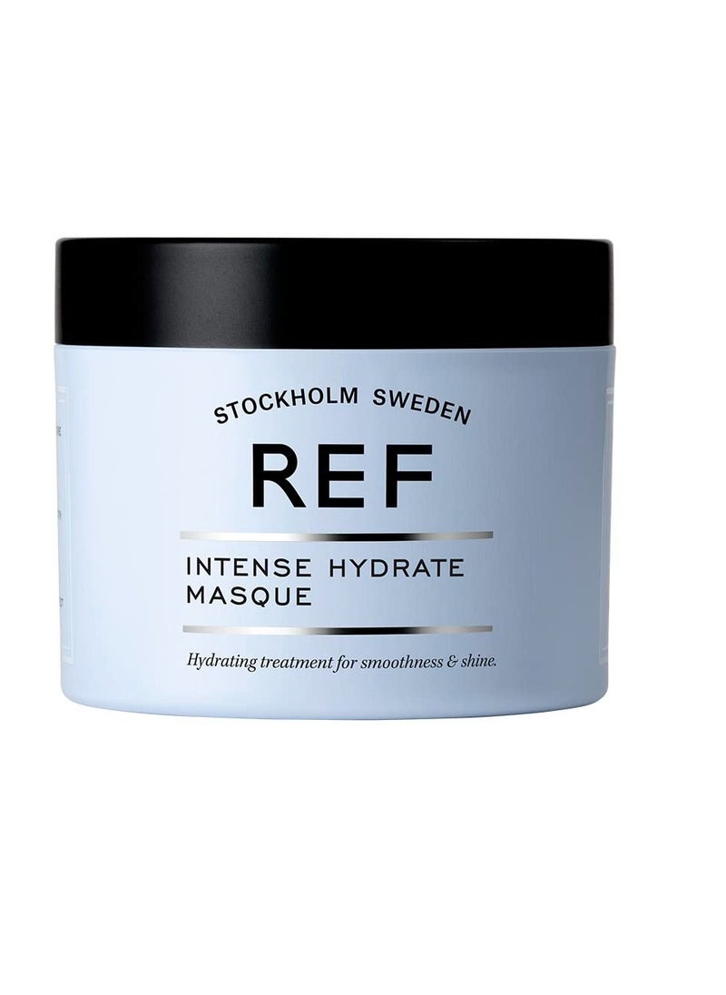 Reference of Sweden REF Intense Hydrate Masque Hair Mask 500 ml Refence of Sweden Intensive Rich Moisturising Treatment for Dry Hair Made from Bergamot Oil Coconut and Quinoa, 16.9 Fl Oz, (Pack of 1)