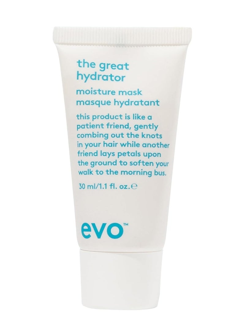 evo The Great Hydrator Moisture Hair Mask - Moisturise, Add Softness & Shine, Nourishing & Hydrating Treatment for Dry Hair