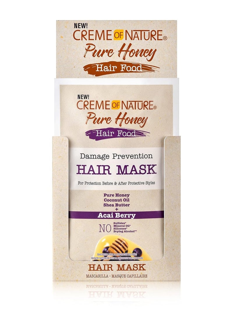 Creme of Nature, Acai Hair Mask, Honey and Acai Formula, 1.75 Oz