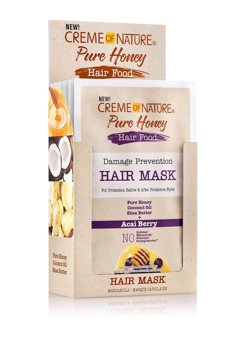Creme of Nature, Acai Hair Mask, Honey and Acai Formula, 1.75 Oz