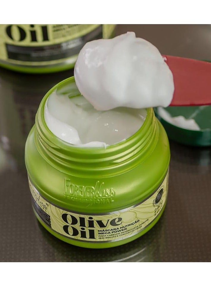 Forever Liss - Linha Olive Oil - Mascara de Umectacao 250 Gr - (Olive Oil Collection - Moisturizing Mask Net 8.82 Oz)
