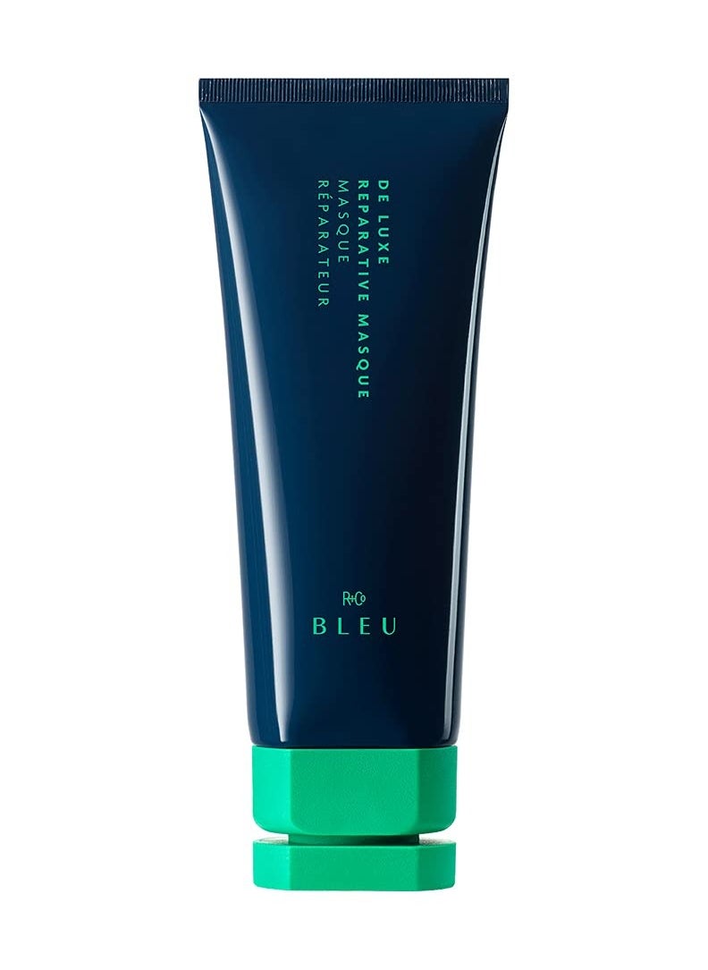 R+Co BLEU De Luxe Reparative Masque – Restores Texture, Strength, and Shine to Dry, Damaged Hair, Hydrates, Calms, Smoothes, Seals Cuticles, Mends Split Ends, 5 oz