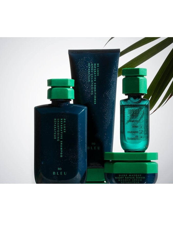 R+Co BLEU De Luxe Reparative Masque – Restores Texture, Strength, and Shine to Dry, Damaged Hair, Hydrates, Calms, Smoothes, Seals Cuticles, Mends Split Ends, 5 oz