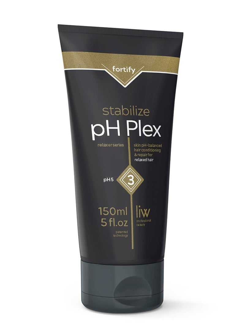 LIW Hair Conditioner Nourishing Hair Mask Treatment - Fortifies the Effects of pH Plex Relaxer Steps 1 & 2 Between Hair Relaxer Treatments - 150ml Tube