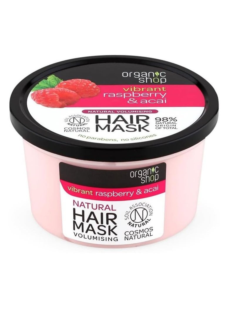 Raspberry & Acai Volumising Hair Mask
