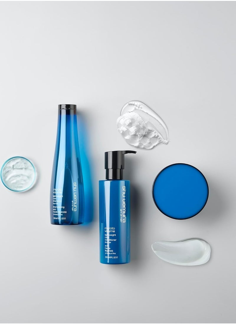 shu uemura art of hair Muroto Volume Lightweight Care Mask For Fine Hair - Weightlessly Conditions and Nourishes, Enhances Shine and Adds Volume, 6 Fl Oz