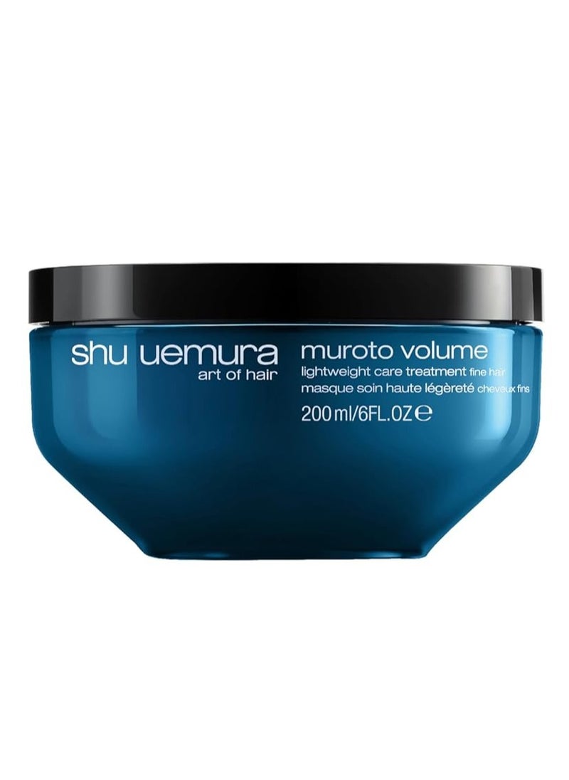 shu uemura art of hair Muroto Volume Lightweight Care Mask For Fine Hair - Weightlessly Conditions and Nourishes, Enhances Shine and Adds Volume, 6 Fl Oz