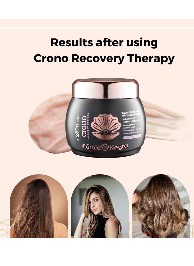 Perola Negra Crono Recovery Therapy - Reconstructive Mask - For all hair types 9.87 oz