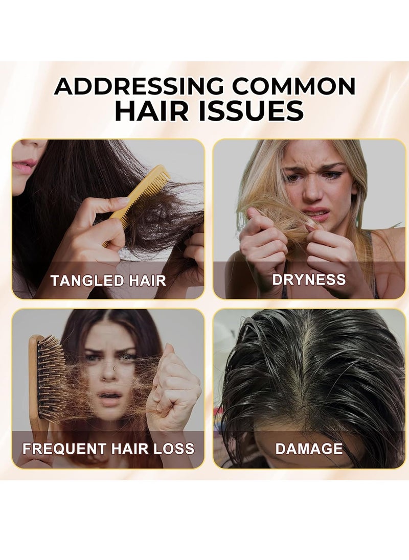 Collagen Hair Treatment Mask, Deep Repair Conditioning Hair Mask with Collagen, Maca, Avocado Oil for All Hair Types, 7.4 FL OZ