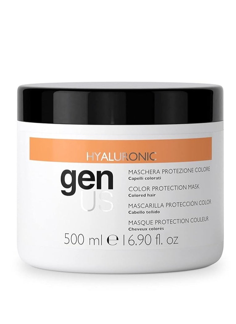 GENUS Color Protection Mask - Hair Conditioning Mask for Women - Deep Conditioner Hair Mask Moisture with Hyaluronic Acid - Mostuirizer, Hydrating, Softening Mask for Color Treated Hair (16.90 fl. oz)