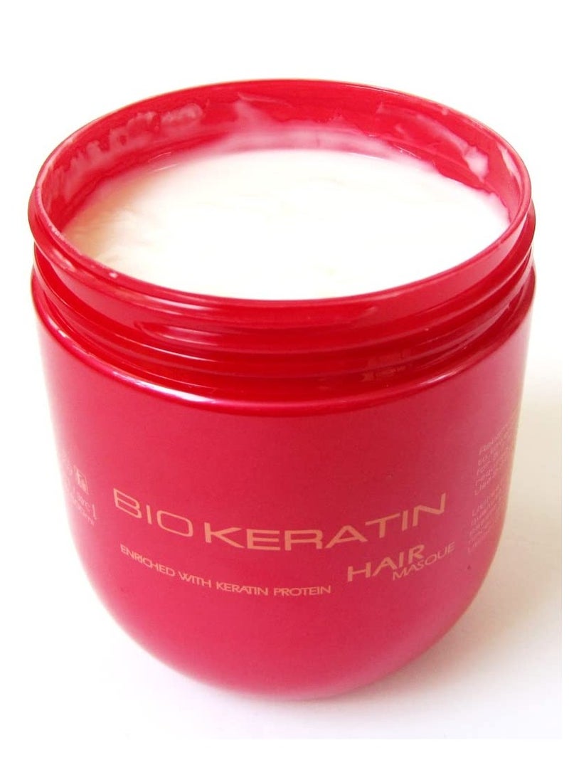 Bio Keratin Luxury Collection Anti-Frizz Smoothing Hair Masque 16.9 fl.oz (500ml)