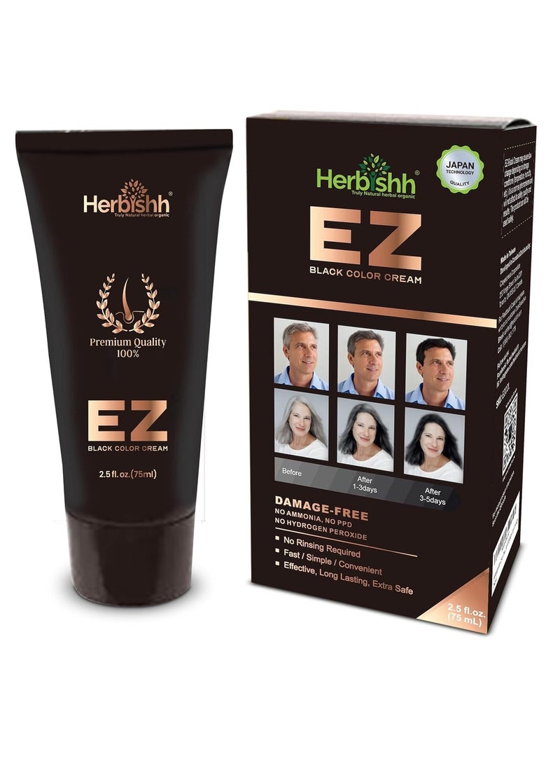 Herbishh Argan Hair Mask-Deep Conditioning & Hydration For Healthier Looking Hair-25gm + Hair Color Cream for Gray Hair Coverage