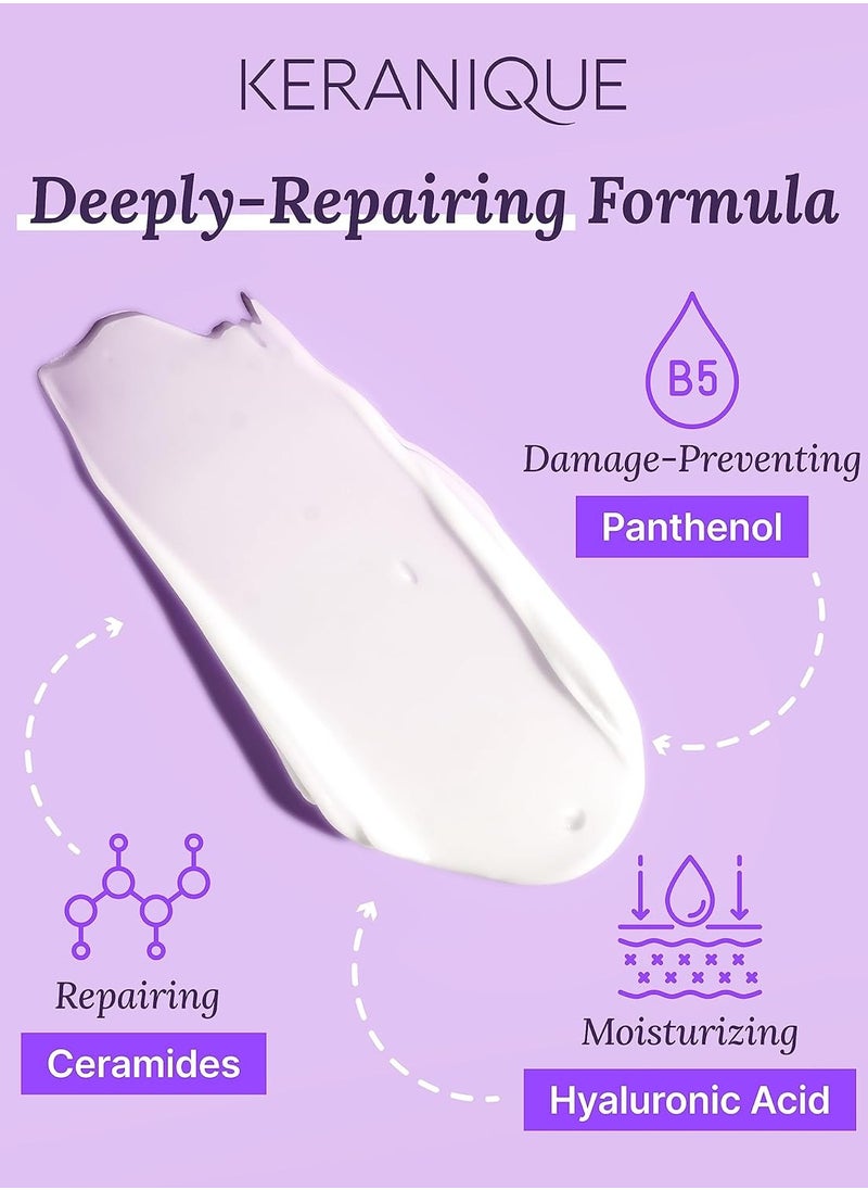 Keranique Deep Hydration Hair Repair Mask and Detangling Brush Bundle