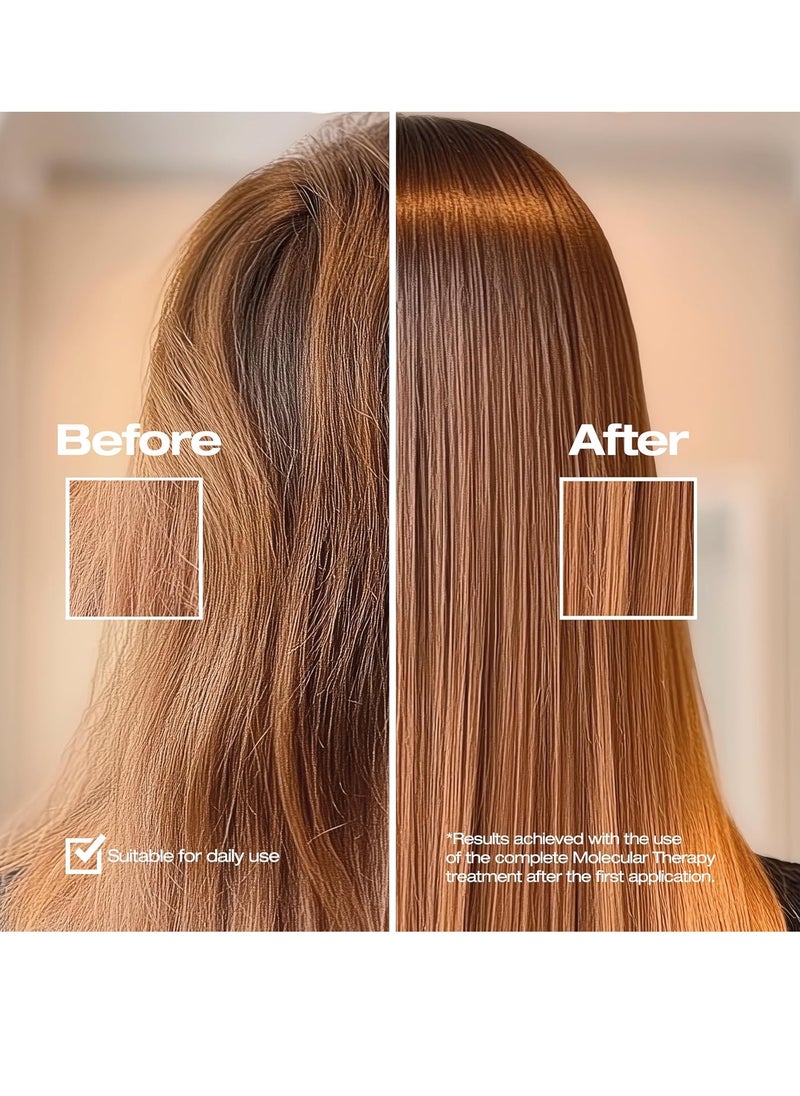 abril et nature - Professional Mask Molecular Therapy - For Damaged, Overprocessed, or Aging Hair - Restructures, Repairs, and Fills the Hair Fiber - Nourishing and Hydrating - Vegan - 1000 ml