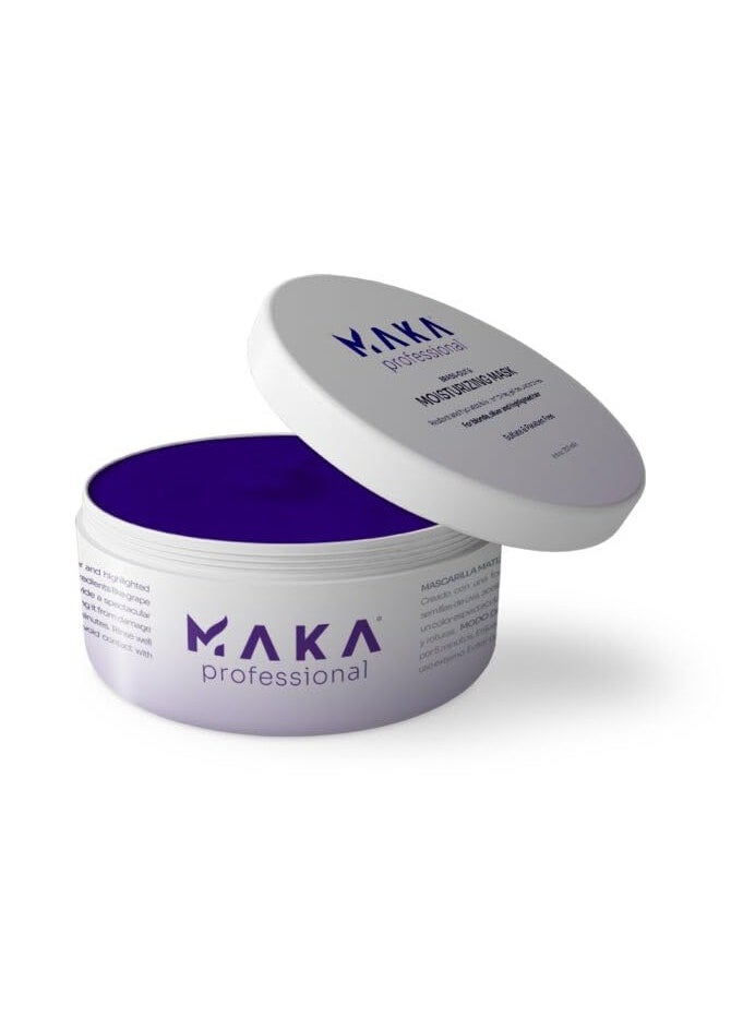 Maka Capillary Health Brass-out & Moisturizing Mask, for blonde, gray or chemically processed hair, 8 Oz