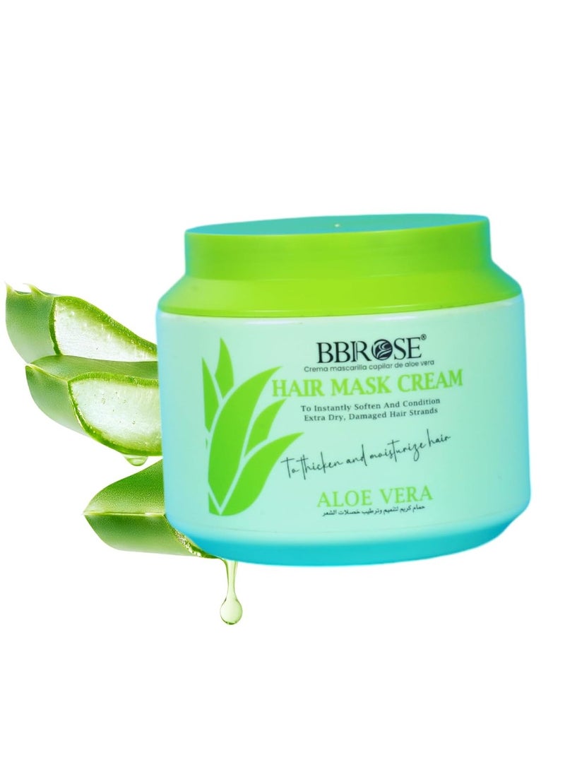 Aloe Vera Hair Cream - 1000ml | Moisturizing & Nourishing Hair Treatment for Dry, Damaged Hair | Hydrating Formula for Shine