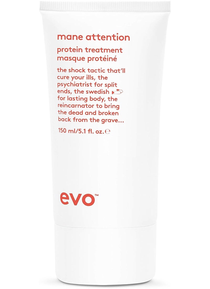 Evo Mane Attention Protein Hair Treatment 150ML,4.7 Ounce