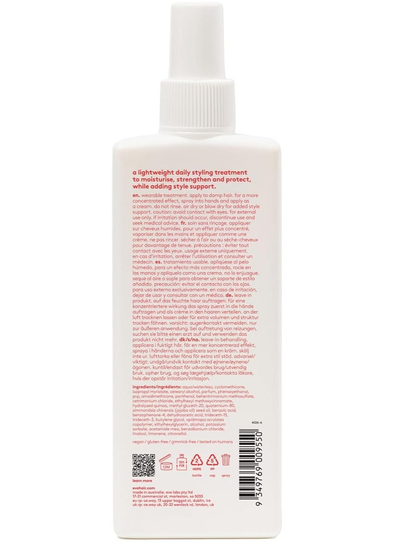 Evo happy campers wearable treatment 200 ml I moisturising styling spray for weak, brittle and coloured hair I moisturises and reduces frizz I vegan, no sulphates