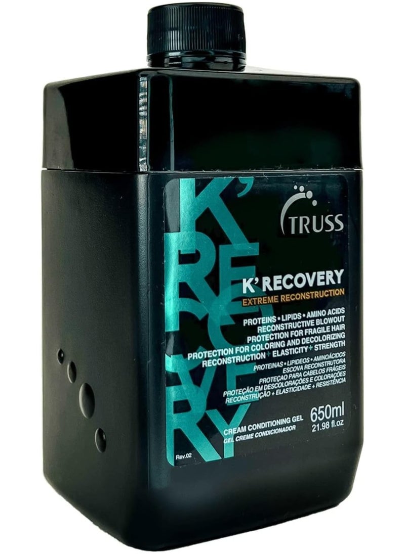 Truss K Recovery Hair Treatment 650ml – Deep Repair & Strengthening for Damaged Hair