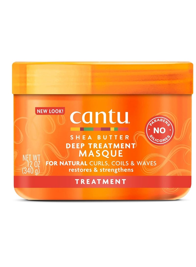 Cantu Deep Treatment Masque with Shea Butter for Natural Hair, 12 oz (Packaging May Vary)